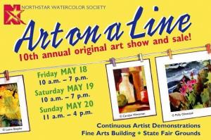 Art on a Line - Northstar Watercolor Society event