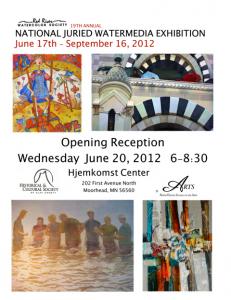 Tour The Red River Watercolor Society 19th Annual Juried National Watermedia Exhibition 